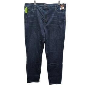 NWT Women's Buffalo David Bitton High Rise Skinny Jeans Blue SIZE 18